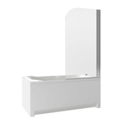 Душевое ограждение на ванну EVA GOLD 90х130см, прозрачное стекло JY70