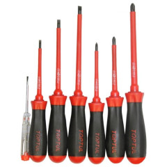 Набор отверток диэлектр. TOPTUL 7 шт (GAAE0704)