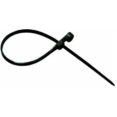 Стяжка кабельная под винт (хомут) REXANT 150 x 3,6 мм черн. 100шт