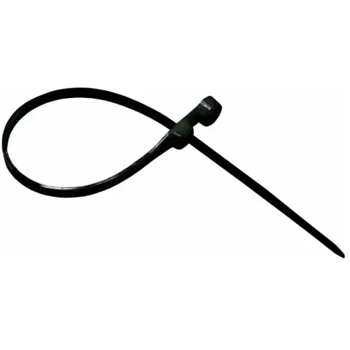 Стяжка кабельная под винт (хомут) REXANT 150 x 3,6 мм черн. 100шт