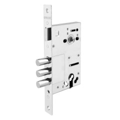 Замок врезной б/руч. FUARO c защёлкой MDV811/C-60.85.3R14 (57429)