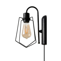 Светильник настенный ЭкономСвет 18101/1wBK