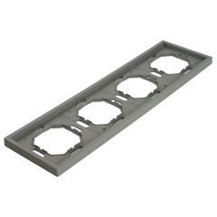 Рамка 4-пост ЭМИЛИ платиново-серый PFR00-5004-10