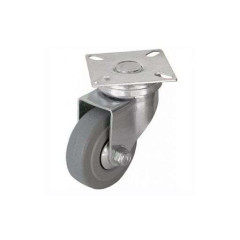 Опора поворотная колесная сер. рез. SCg 55  ф125мм, г/п-100кг