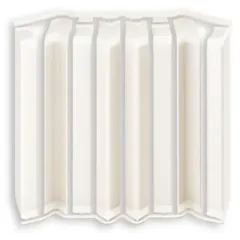 Накладка 80мм ИдеалДюра(ИД-ПП80-Н8-Ф2 033 Кромово-белый)