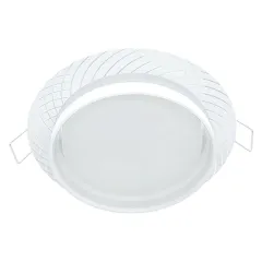 Свет. точ. ECOLA GX53SP сетка матовый/белый/алюм. SP531WECB