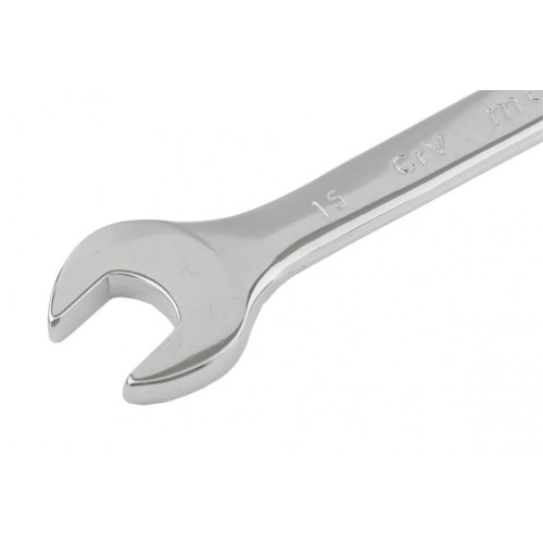Ключ гаечный комб. MATRIX полированный хром 15мм, CrV (15159)