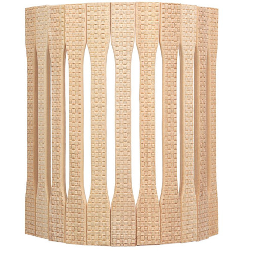 Абажур угловой Рогожка липа 31*9*22см 