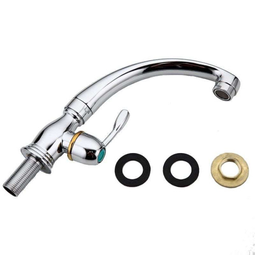 Смеситель для кухни FRAP F4196 керам. кран-букса МОНО латунь (упак.2шт)