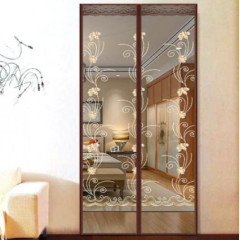 Штора антимоскитная для двери на магнитах DX image XH-02 BROWN 100х210см