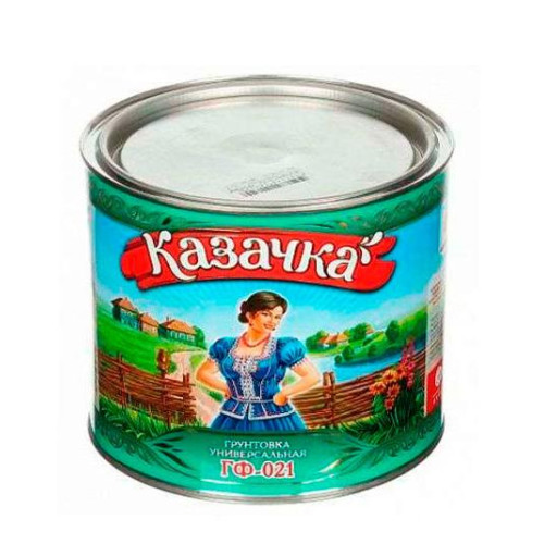 Грунт КАЗАЧКА ГФ-21 красно-коричневый 1,9 кг