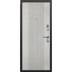 Дверь метал. Nova Серебро/Белый ясень (2050*960, Правая)
