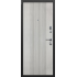 Дверь метал. Nova Серебро/Белый ясень (2050*960, Правая)
