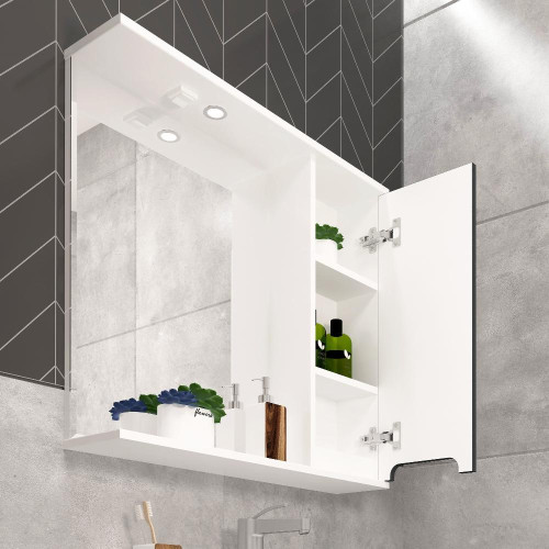 Шкаф с зеркалом EVA GOLD 75 