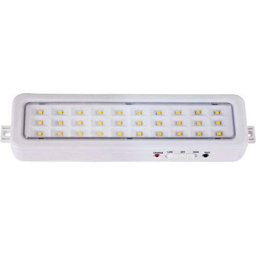 Светильник аккум. аварийный (LED) 30 светод. (120/80Lm) 200мм CAMELION LA-112 (645263)