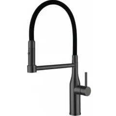 Смеситель для кухни GAPPO G4398-51 с гибким изливом, чёрный