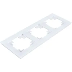 Рамка 3-пост Катрин стекло белый GFR00-7003-01