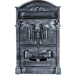 Ящик почтовый №4010В старое серебро (13164)