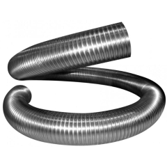 Дымоход гофрированный стальной DIAL ф100 L=1 м