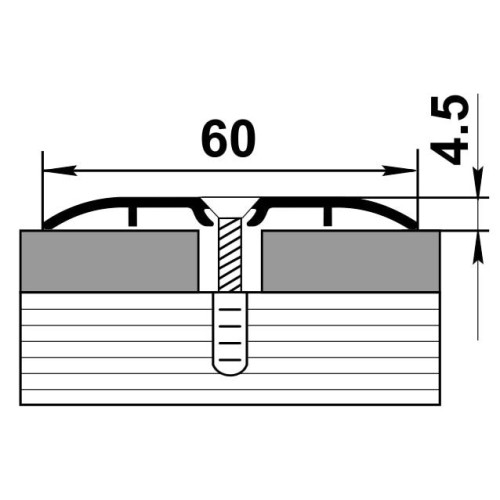Стык 60мм 1,35 Дуб престиж (Лука ПС 07-1.1350.128)