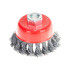 Щетка для УШМ FIT чашка, витая 75 мм (39467)