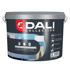 Краска в/д DALI COLLECTION UNO для стен и потолков 9л База А