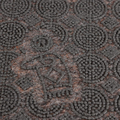 Коврик придверный 400*600мм SHAHINTEX ПРАКТИК влаговпитывающий Соты, мокко (466-395)