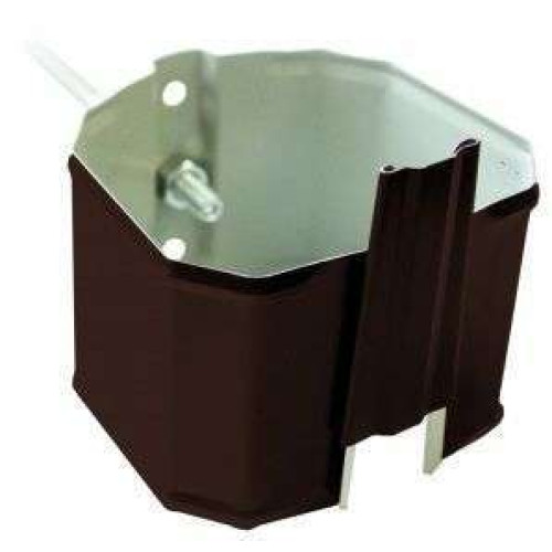 Водосток металлический (RAL 8017) Кронштейн трубы на кирпич прямоугольный