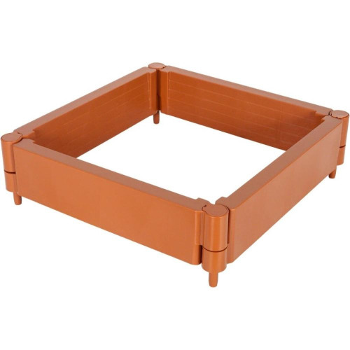 Ограждение из ПВХ Мастер сад Садовая доска плюс 13х220 см терракот