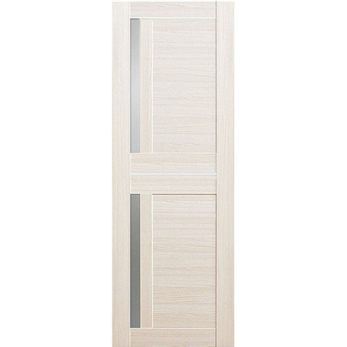 Дверное полотно VDL-02 ДО 80 Капучино, покрытие ПВХ (VD) (сатин)