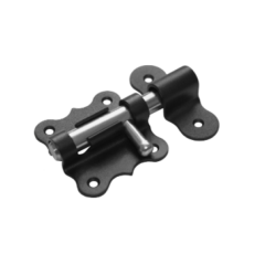 Засов дверной фигурный ЗДФ-60 (черный) (15231)