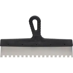 Шпатель СИБРТЕХ зуб. нерж. 350мм/10х10мм (85507)