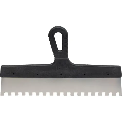 Шпатель СИБРТЕХ зуб. нерж. 350мм/10х10мм (85507)