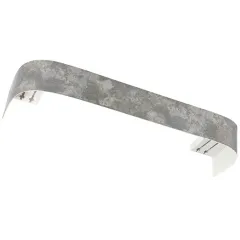 Карниз Ле-Гранд Венециано 2,0м (2ряд) серый шелк с поворотами (3)