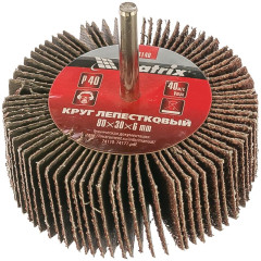 Круг лепестковый д/дрели MATRIX 80х30х6 P40 (74140)
