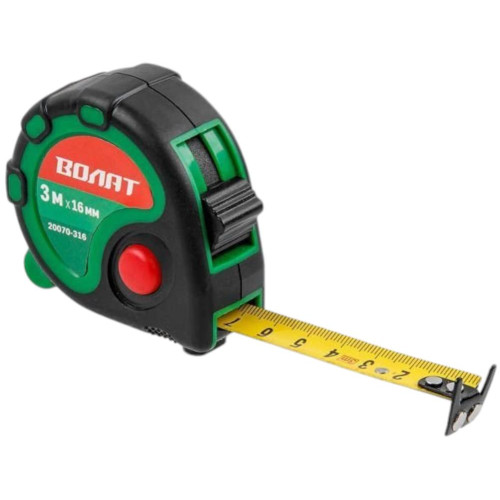 Рулетка ВОЛАТ магнитная 3 м*16 мм (20070-316)