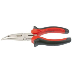 Длинногубцы MATRIX NICKEL 200 мм изогнутые (17424)