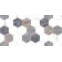 Плитка облицовочная 300*600*8,5 Дамон Декор Гексагон (TP3628H) Ректификат (в уп. 1,8 м2)