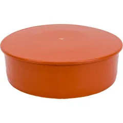 Заглушка кан. наружная РЫЖАЯ РТП ф 110