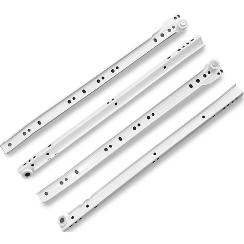 Направляющая роликовая КДМ 550мм 0,9мм белый(ЦБ008514)