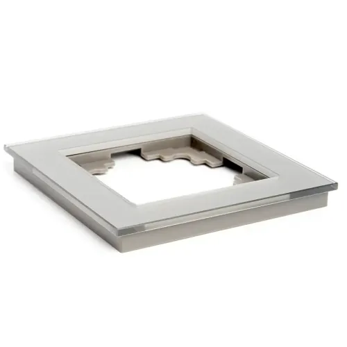 Рамка 1-пост Катрин серебро PFR00-7001-03