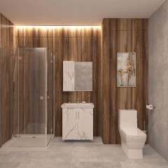 Шкаф с зеркалом EVA GOLD 70 