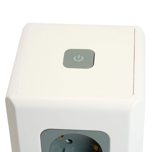 Удлинитель 12-мест. 3USB A+1C 1.5м HM10-61-01 STEKKER Comfort 49991