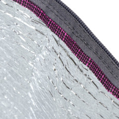 Термосумка 20л 48*15*32см Снежинки фиолетовая UV-014/3