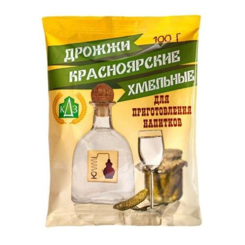 Дрожжи  спиртовые Хмельные 100г (Красноярск)