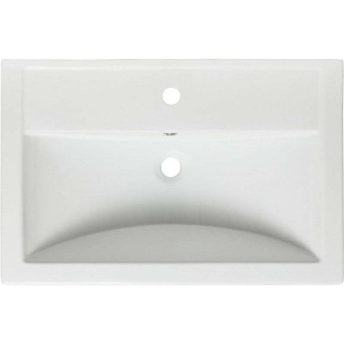 Умывальник мебельный 70 Фостер с отв., белый