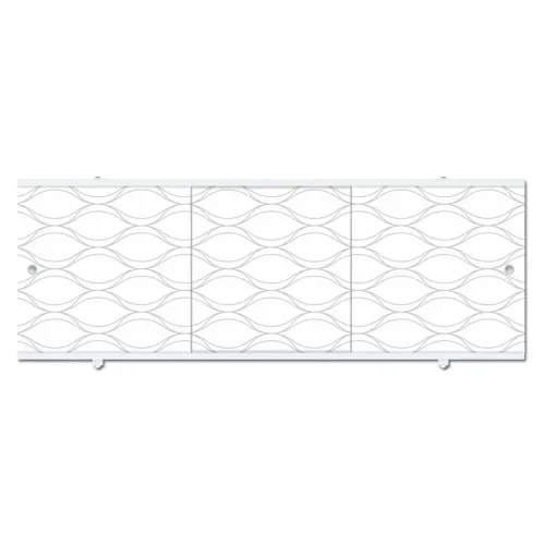 Экран для ванны МЕТАКАМ премиум А 1,7 м с светло-серый