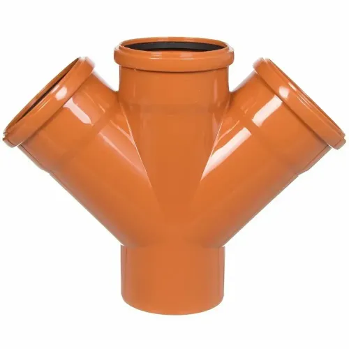 Крестовина кан. наружная 1-плоск ф 110/110/110х45° (010911)