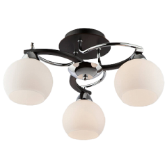 Светильник EUROSVET 9654/3 хром/венге (12м2)