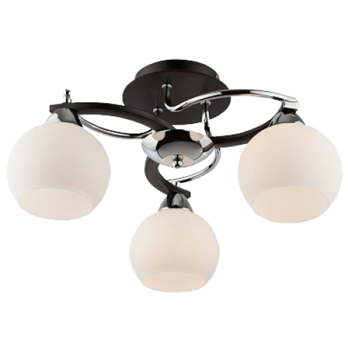 Светильник EUROSVET 9654/3 хром/венге (12м2)